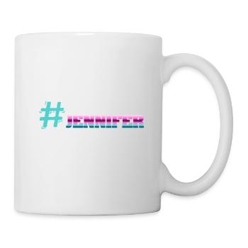 Vorname Jennifer - Tasse - Weiß - Rechts