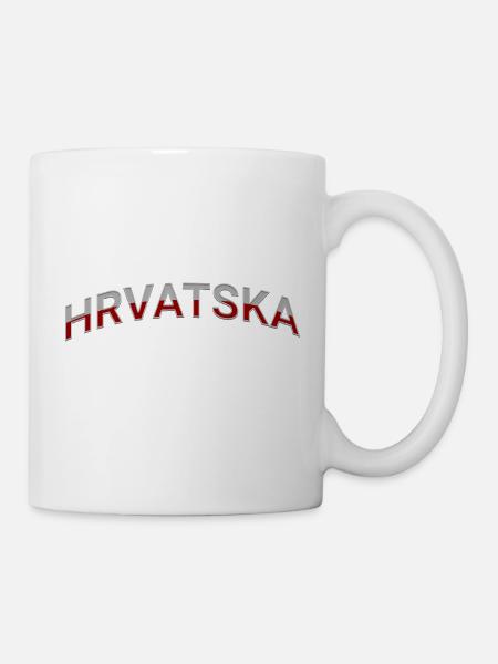 HRVATSKA - Tasse - Weiß