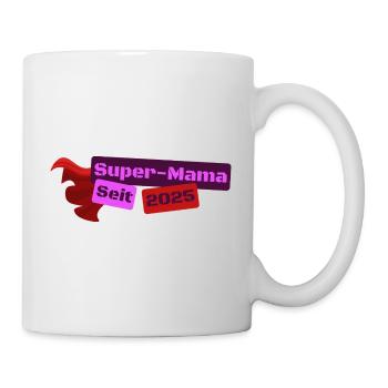 Super mom heroine since 2025 - Mug - white - Right
