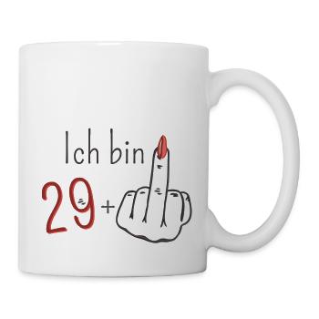 J’ai 29+ ans | Drôle d’anniversaire disant les femmes - Mug blanc - blanc - Droite