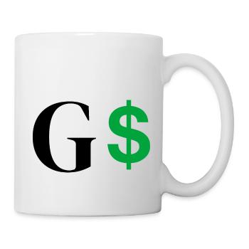Lettre g dollar - Mug blanc - blanc - Droite