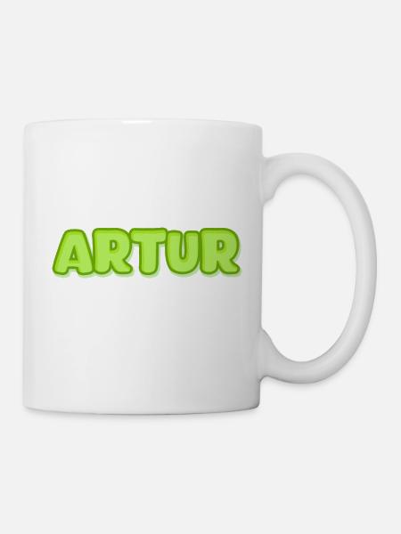Artur als Artur - Tasse - Weiß