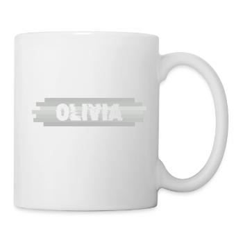Olivia as a name - Mug - white - Right