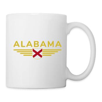 Alabama Fan T-Shirt – USA Style - Mug - white - Right