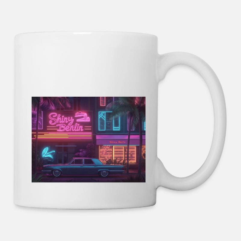 Shiny Ocean drive - Tasse - Weiß