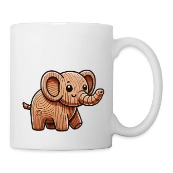 Wooden Elephant - Mug - white - Right