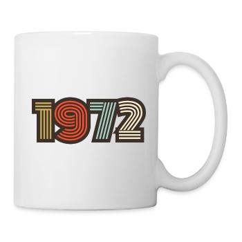 1972 rétro vintage - Mug blanc - blanc - Droite