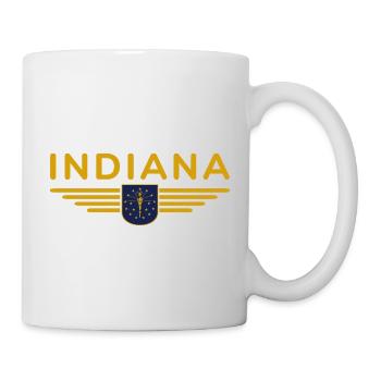 Indiana Fan T-Shirt – Show pride! - Mug - white - Right