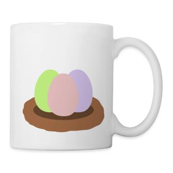 easter eggs - Mug - white - Right