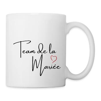 Red Heart Bridal Team - Mug - white - Right