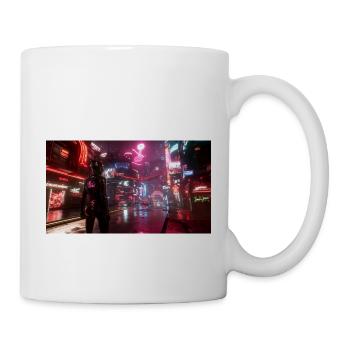 Cyberpunk City3 - Mug - white - Right