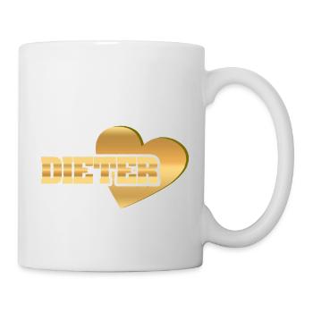 Gold Dieter - Tasse - Weiß - Rechts