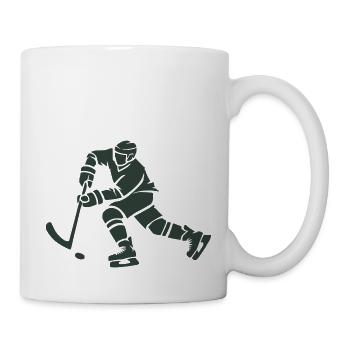 hockey spieler - Tasse - Weiß - Rechts
