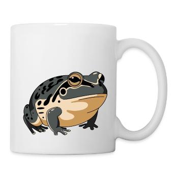 Einzigartige Frosch-Illustration - Tasse - Weiß - Rechts