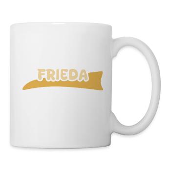 Vorname Frieda - Tasse - Weiß - Rechts