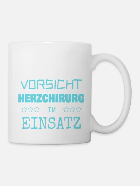 Herzchirurg als Berufung - Tasse - Weiß