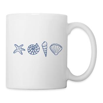 Blue Shells - Sea Animal - Mug - white - Right