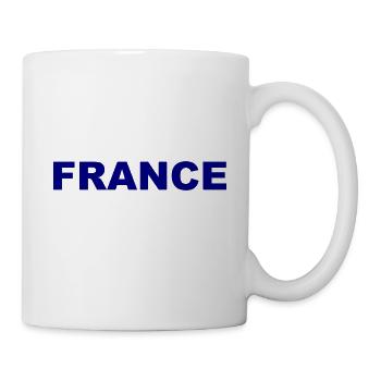 France - France Font - Slogan - Mug blanc - blanc - Droite