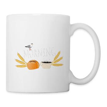 Guten Morgen - Tasse - Weiß - Rechts