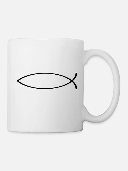 Fisch - Tasse - Weiß