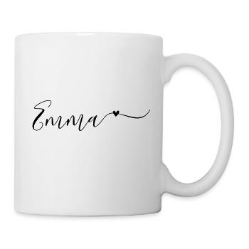 Emma Name First Name Decorative - Mug - white - Right