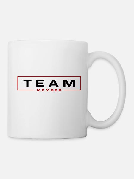 Team Mitglied - Tasse - Weiß