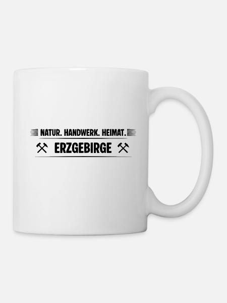 Erzgebirge Handwerk - Tasse - Weiß