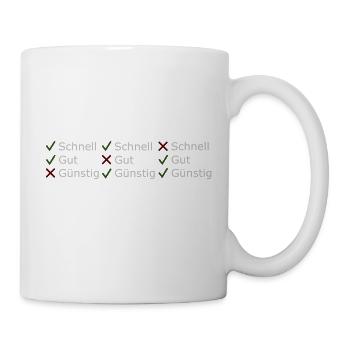 Everything doesn't work: The threesome - Mug - white - Right