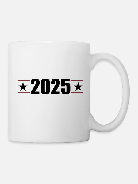 2025 Jahr - Tasse - Weiß