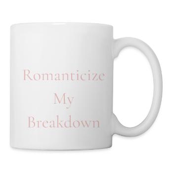Romantiser mon t-shirt en panne – Soft Girl Sad - Mug blanc - blanc - Droite