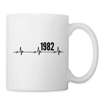 1982 Geschenk 1982 Retro 1982 Original 1982 Jahrgang - Tasse - Weiß - Rechts