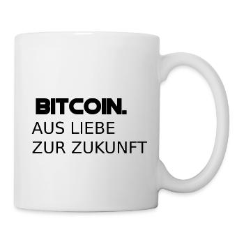 Bit❤️Zukunft - Tasse - Weiß - Rechts