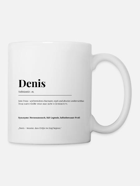 Denis - Tasse - Weiß