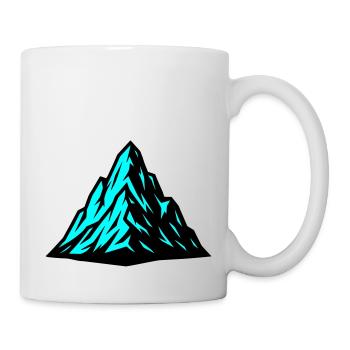 Icône des Alpes Montagneuses - Mug blanc - blanc - Droite