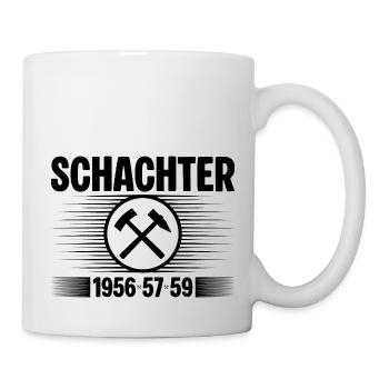 Erzgebirge Schachter - Tasse - Weiß - Rechts