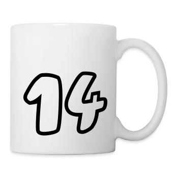 14 - Tasse - Weiß - Rechts