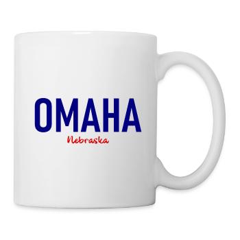 Omaha - Nebraska - USA - United States of America - Tasse - Weiß - Rechts