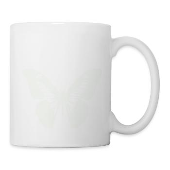papillon - Mug blanc - blanc - Droite