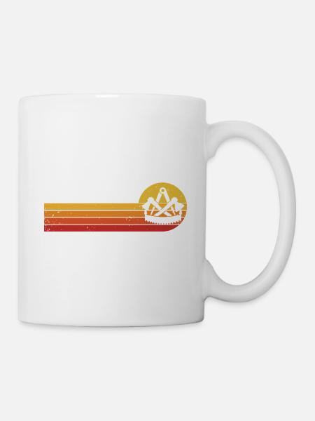 Zimmerer Zunftzeichen Zimmermann Handwerk Zunft - Tasse - Weiß