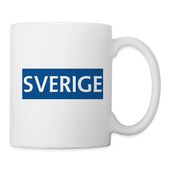 Art mural de paysage abstrait de la nature - Mug blanc - blanc - Droite