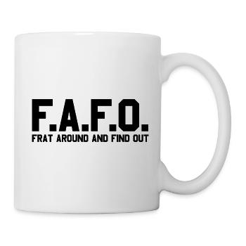 Verbinde dich und finde es heraus - Tasse - Weiß - Rechts