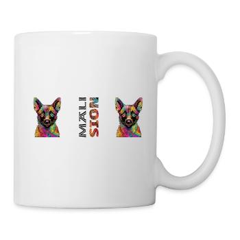Malinois - Tasse - Weiß - Rechts