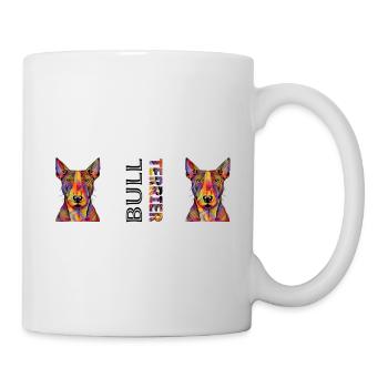 Bullterrier - Tasse - Weiß - Rechts