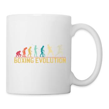 Boxen Evolution Progression Design - Tasse - Weiß - Rechts
