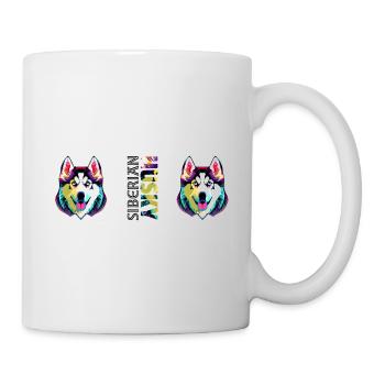 Husky - Tasse - Weiß - Rechts
