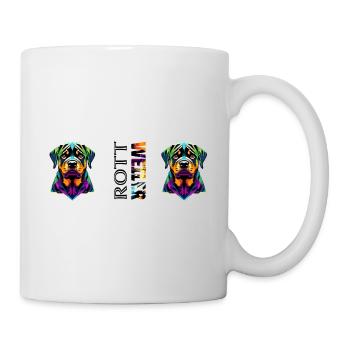  Rottweiler  - Tasse - Weiß - Rechts