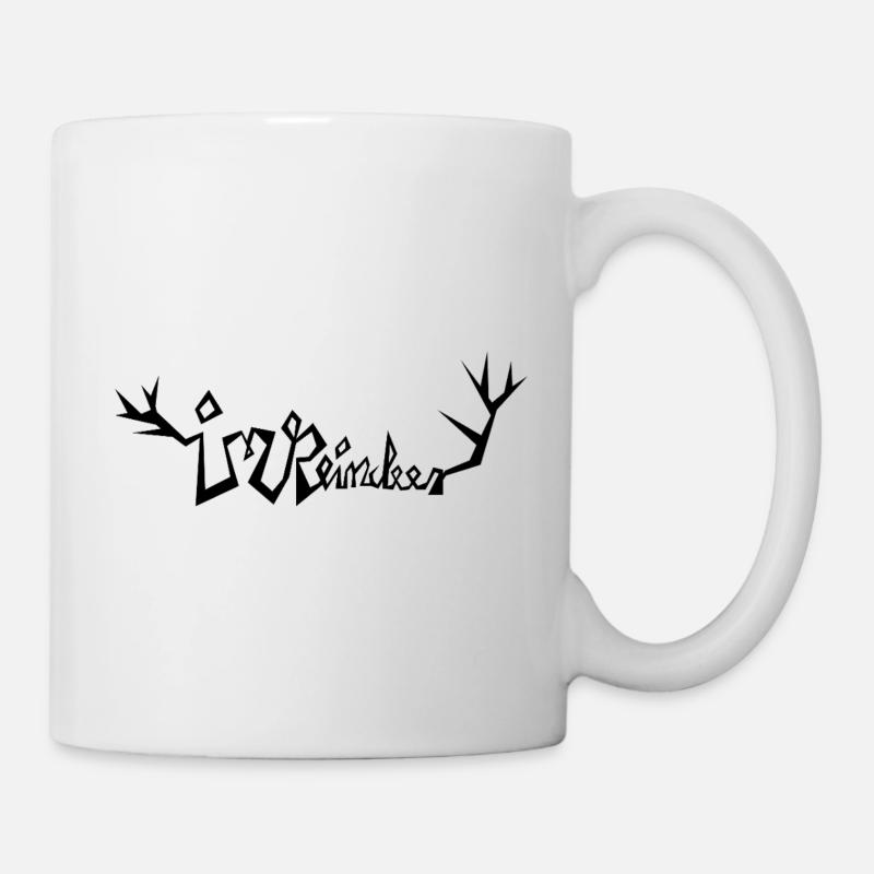 I love Reindeer - Mug - white