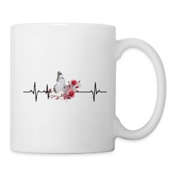 Floral Balance Butterfly - Mug - white - Right