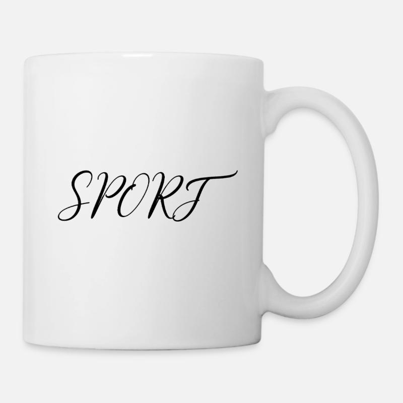 Elegant Spokè lettering in hand lettering style - Mug - white