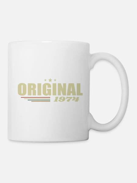 51. Geburtstag 51 Jahre Original 1974 - Tasse - Weiß